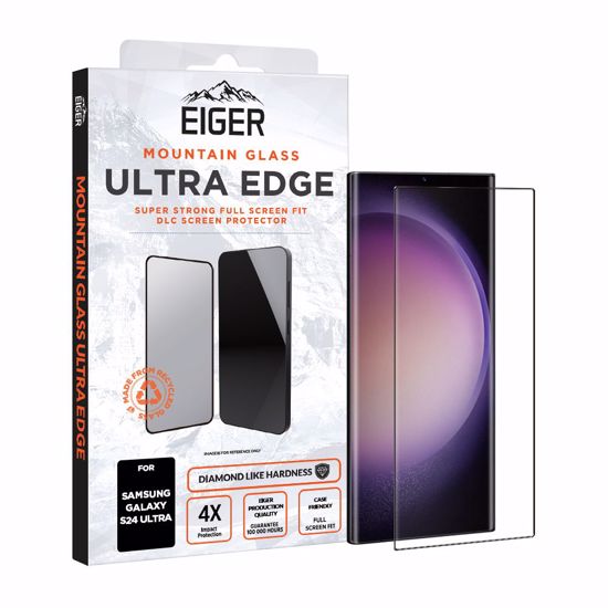 Picture of Eiger Eiger Mountain Glass ULTRA EDGE Screen Protector GRS for Samsung Galaxy S24 Ultra